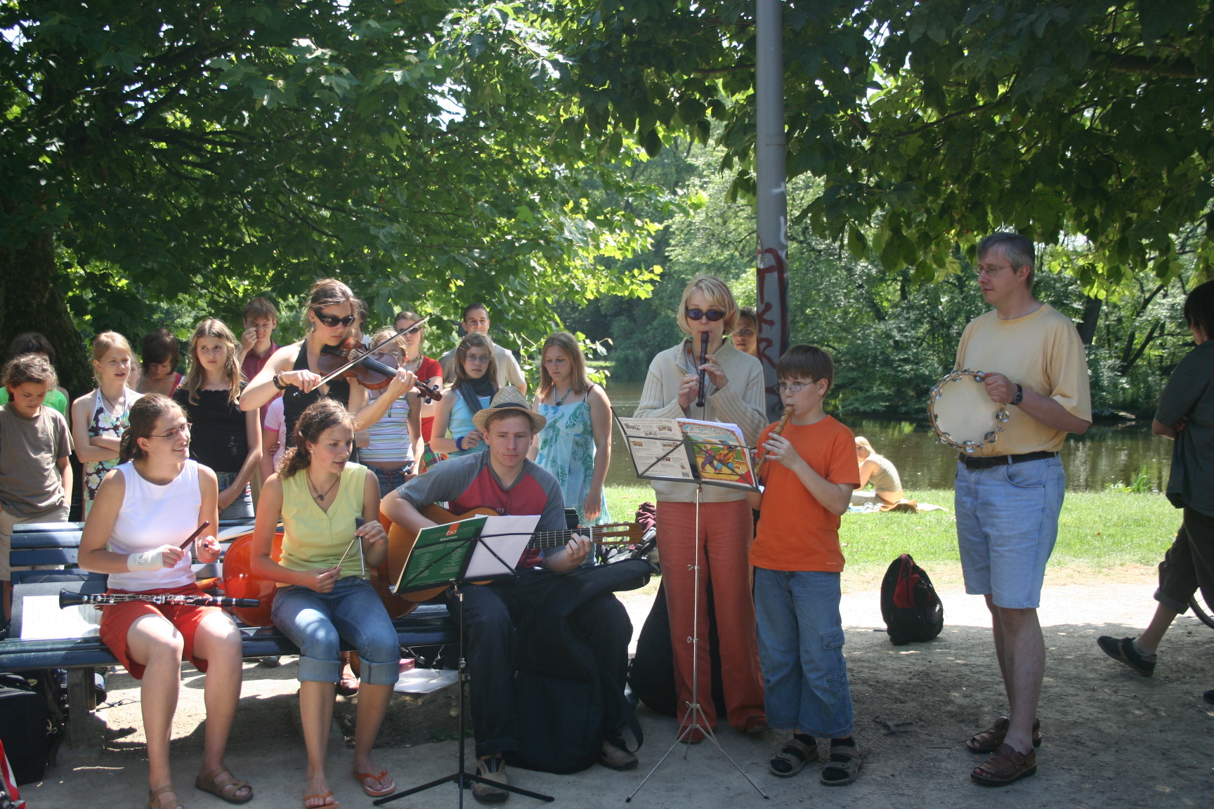 Chorreise Sommer 2006: Holland - im Vondelpark